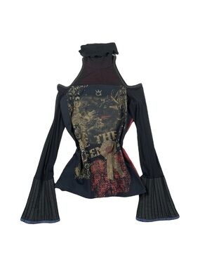 Rare Vintage Save The Queen Long Sleeve Graphic Top